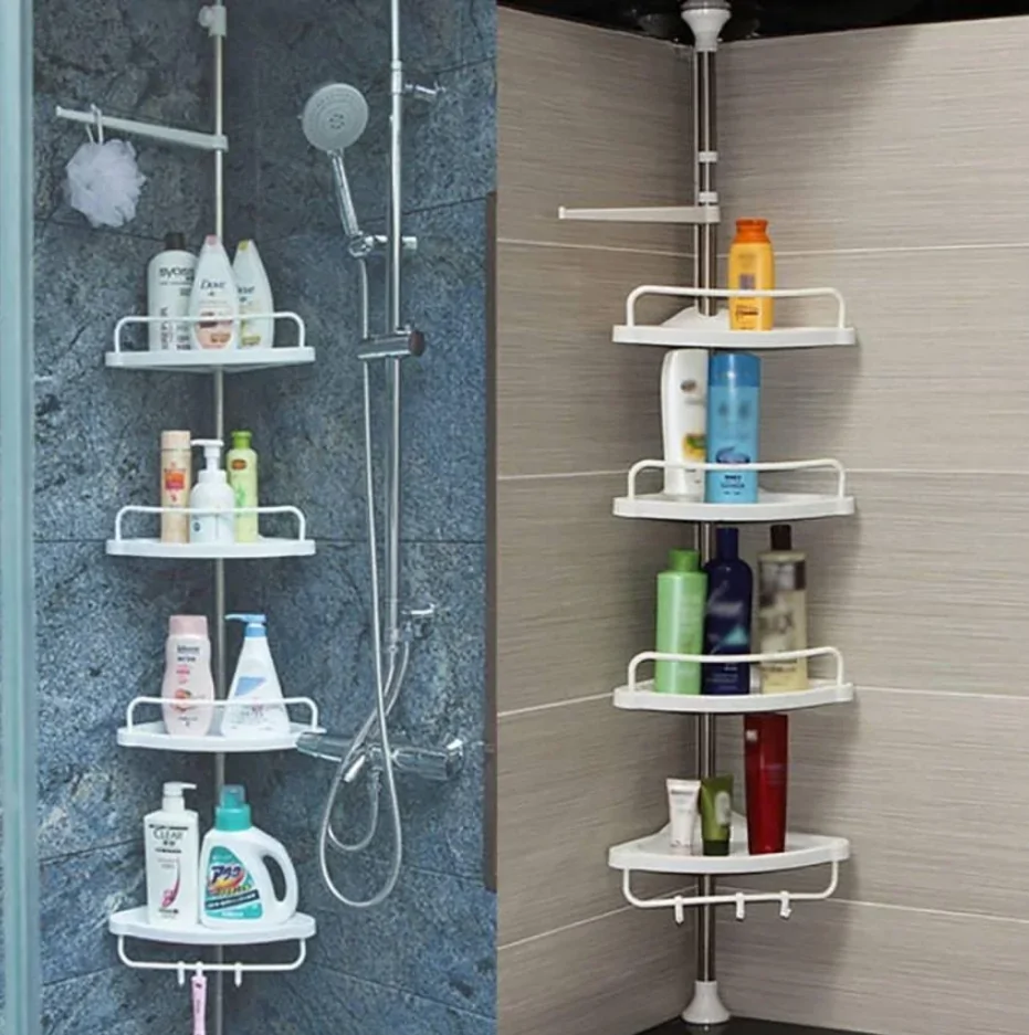 Багатоярусна кутова полиця Multi Corner Shelf — зручний органайзер для ванної кімнати