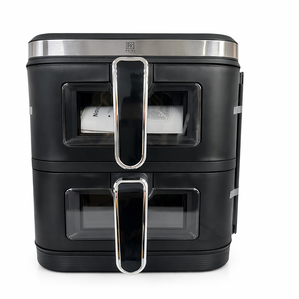 Подвійна аерофритюрниця Prime Kitchen AF960AP — 15 л, 4400 Вт, 2 окремі камери та цифрове керування