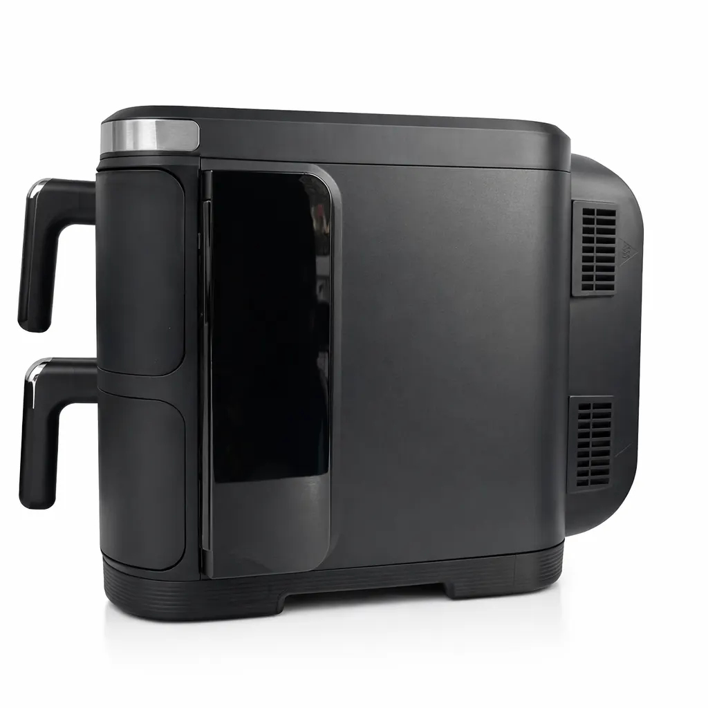 Подвійна аерофритюрниця Prime Kitchen AF960AP — 15 л, 4400 Вт, 2 окремі камери та цифрове керування