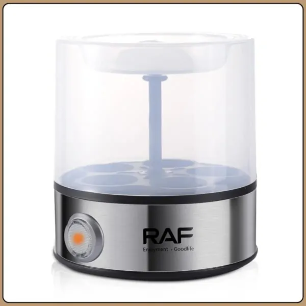 Автоматична яйцеварка RAF R.0067 — електрична модель 210 Вт із захистом від перегріву та автовимкненням