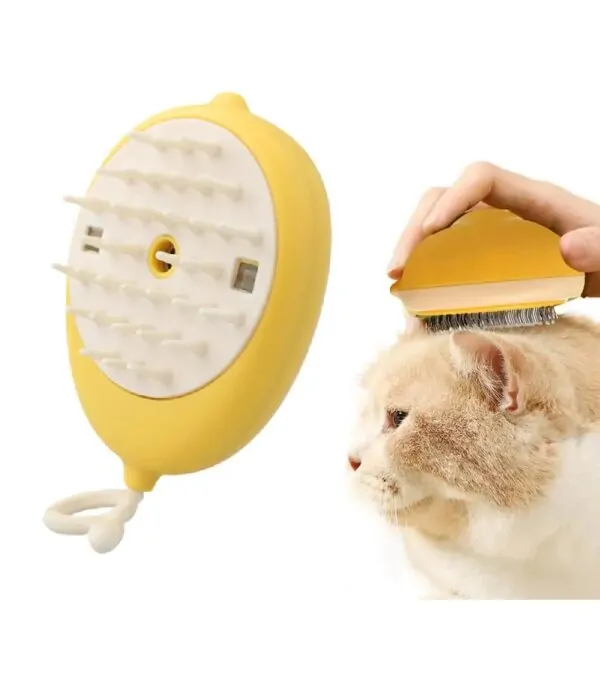 Парова щітка Pet Comb 4 в 1 — масажний гребінець для догляду за шерстю домашніх тварин
