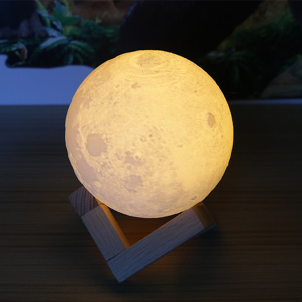Декоративний 3D нічник Moon Touch Control — світильник «Місяць» 15 см з 5 режимами освітлення  Slug: shop-moon-touch-lamp-15cm-5mode