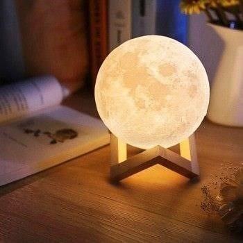 Декоративний 3D нічник Moon Touch Control — світильник «Місяць» 15 см з 5 режимами освітлення  Slug: shop-moon-touch-lamp-15cm-5mode
