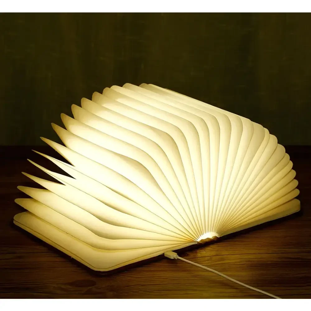 Оригінальний нічник Foldable Book Lamp 7259 — настільний світильник-книга для дитячої кімнати