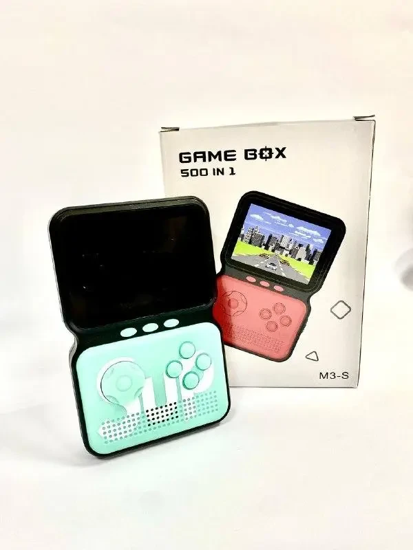 Портативна ретро-консоль Game Box Power Sup M3 — 500 вбудованих ігор для розваг